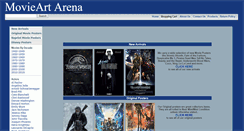 Desktop Screenshot of movieartarena.com