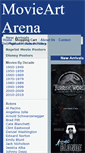Mobile Screenshot of movieartarena.com